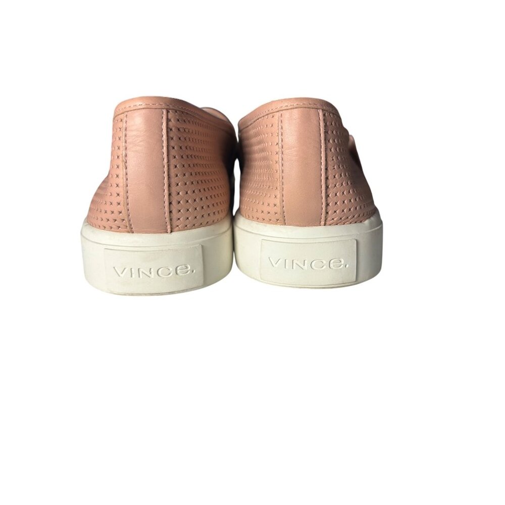 VINCE Pink Perforated Blair Slip-On Casual Sneakers EU 36 US 6 - Picture 4 of 10